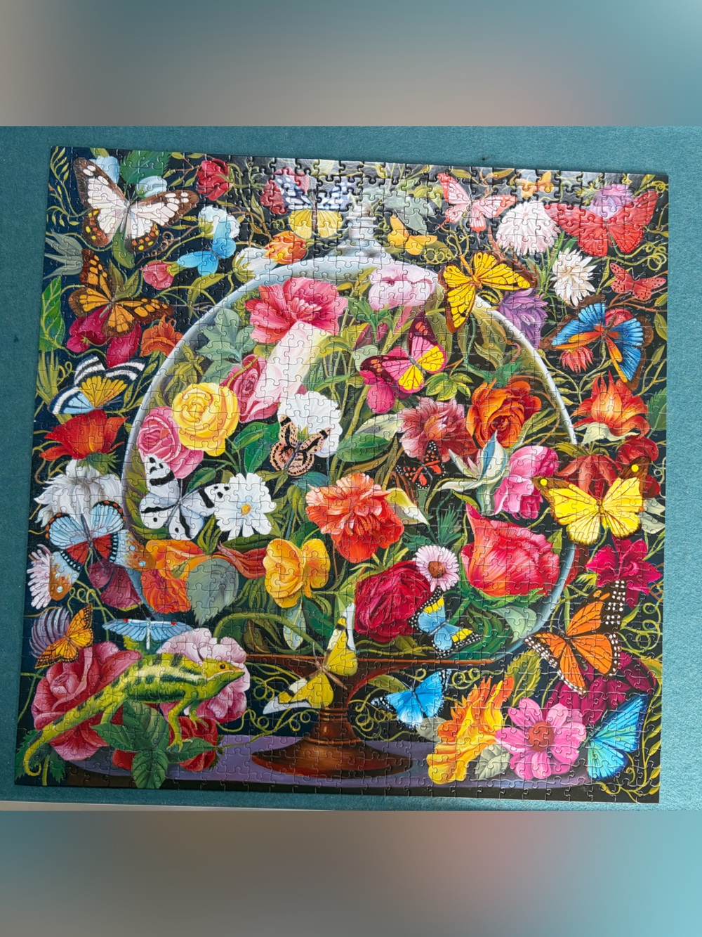 Eeboo Butterfly Still Life 1000 Piece Puzzle